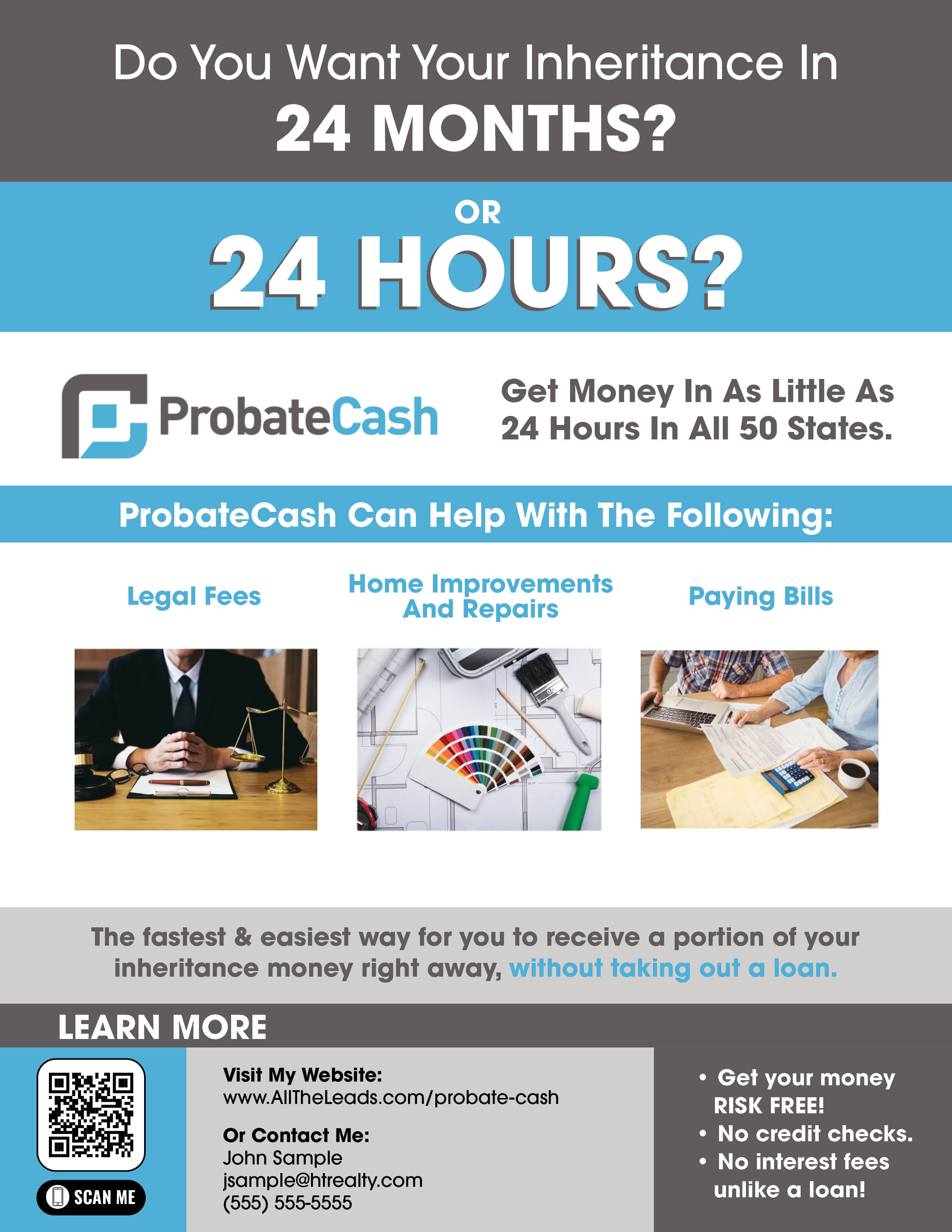 Cash Advance Flyer Design